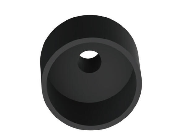 SBL Silikonprofil kit Ø22 5m, Komplett kit, Uten LED Strip, Sort