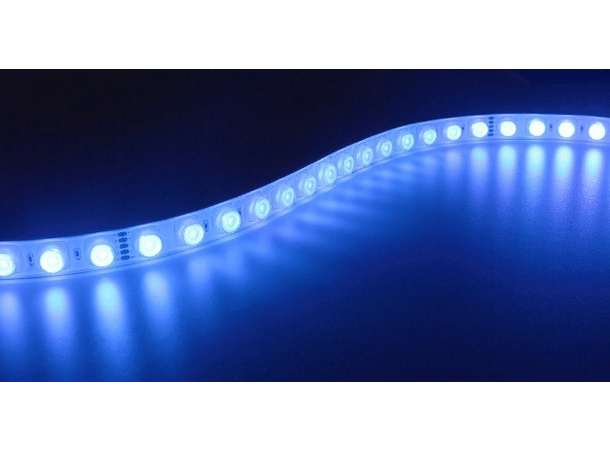 SBL Wall wash LED Strip 5m, Hvit PCB RGBW LED, CV,24VDC, 12W/m, 15x45° Beam