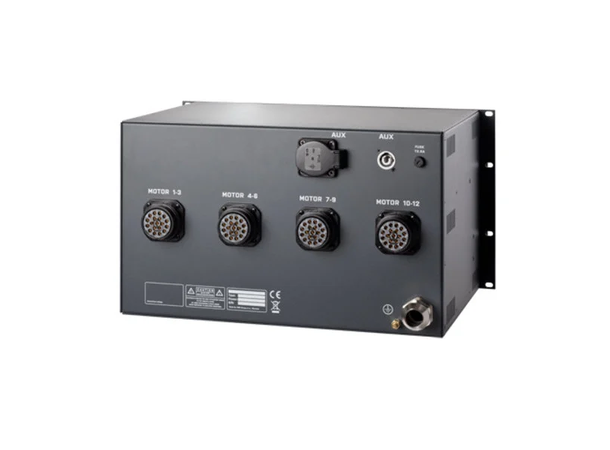 SRS AHD12-DV motorstyring DC, 12ch 6U, 400V 63A inn,  3 x Socapex+Link