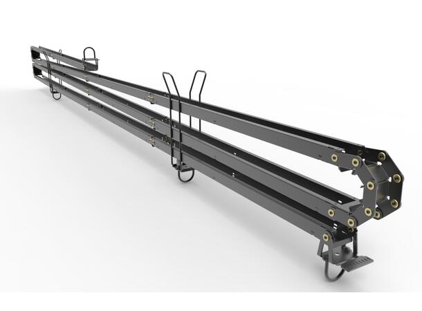 ADMIRAL Snake cable guide base 4m Høyde 14m, Sort