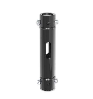 DOUGHTY Modular drop arm extension SWL 100 Kg, 500mm, Sort