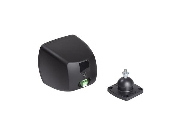 HELVIA DEKO-25TBK Miljøhøyttaler par 6W, 2.5", 100V, Sort