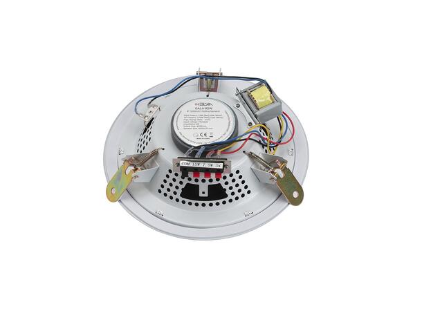 HELVIA GALA-85W Himlingshøyttaler 15W, 8", Hvit