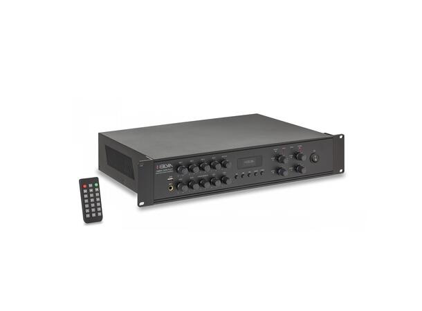 HELVIA HMMA-240DPLAY Mikseforsterker 4 x 240W, DAB+, BT, MP3