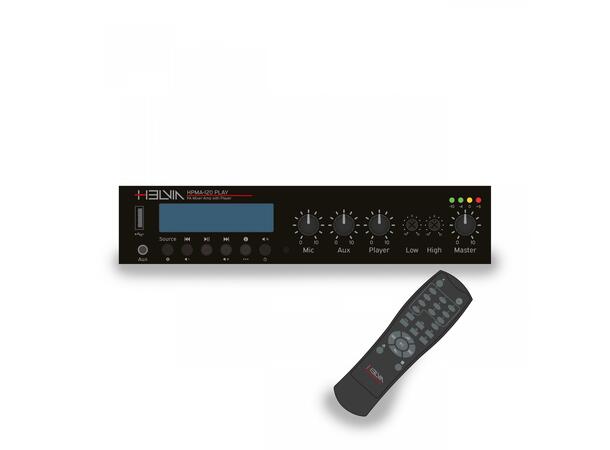 HELVIA HPMA-120 PLAY Mikseforsterker 120W, DAB+