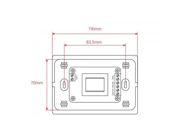 HELVIA MURA 330 Volumkontroll 30W, 12 pos, 70/100V