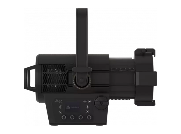 PROLIGHTS ECLFRCTPSBK Fresnel 200W 6 Colors, 9 - 73° Zoom, Sort
