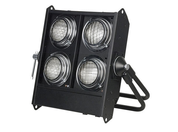 Showtec 30772 publikumsblender, 4 lamper aktiv, 2 kanal DMX, pærer inkludert