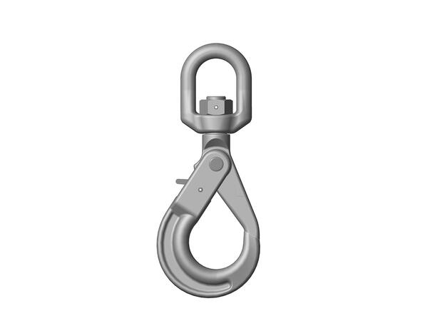 ELLER KW-SKB-06 Selvlåsende svivelkrok 1.4t, SKB, Grade 10, 6mm