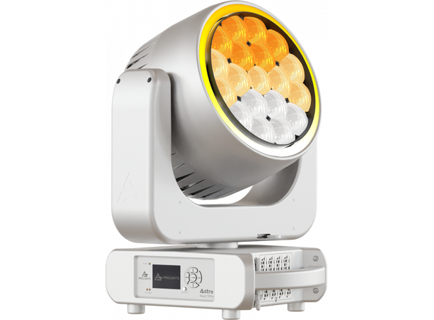 PROLIGHTS ASTRAWASH19PIXWH Moving head 19x40W LED RGBW/FC, 4-54°, Hvit