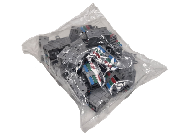 SBL Koblingsklemme 4x4 50 stk, black+red+green+blue