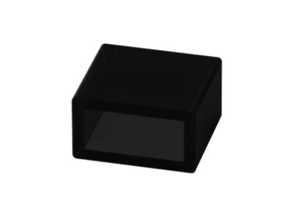 SBL Silikonprofil kit 13 x 5mm 5m, Komplett kit, Uten LED Strip, Sort