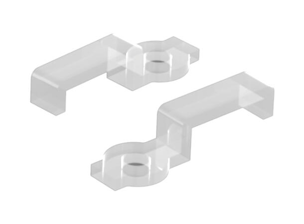 SBL Silikonprofil kit 13 x 5mm 5m, Komplett kit, Uten LED Strip, Sort