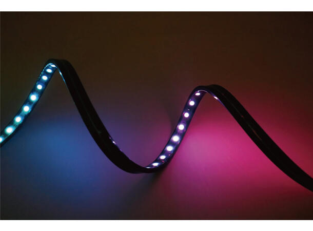 SBL Silikonprofil kit 13 x 5mm 5m, Komplett kit, Uten LED Strip, Sort