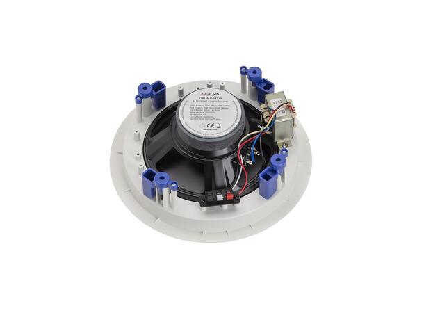 HELVIA GALA-840XW Coax Himlingshøyttaler 40W, 8.5", Hvit