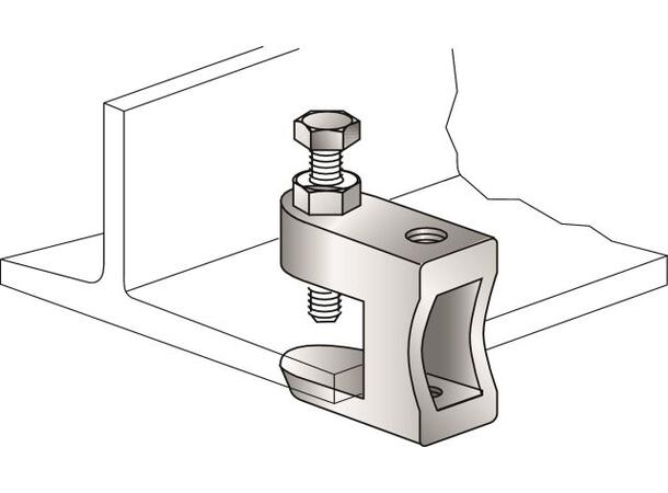 MOTEK Bjelkeklammer MAB-13 Ankerstang diameter 8mm