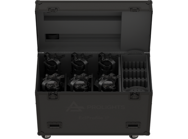 PROLIGHTS FCLECLPRIP Flightcase 6 pcs ECLFWIP