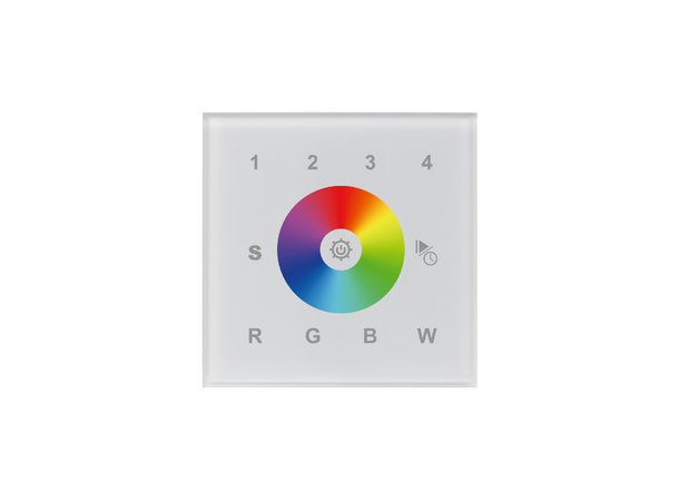 SBL LED Remote RF, Veggmontert RGBW, 4 Zone