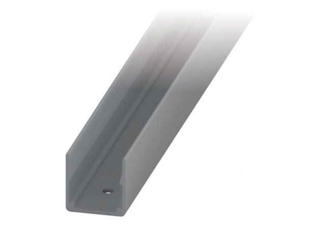SBL Silikonprofil kit 16 x 16mm 5m, Komplett kit, Uten LED Strip, Sort