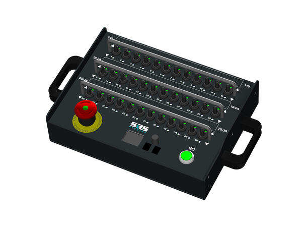 SRS ADR36-DIGI fj.kontroll 36ch for AHD Display, Go/Estop, 5p