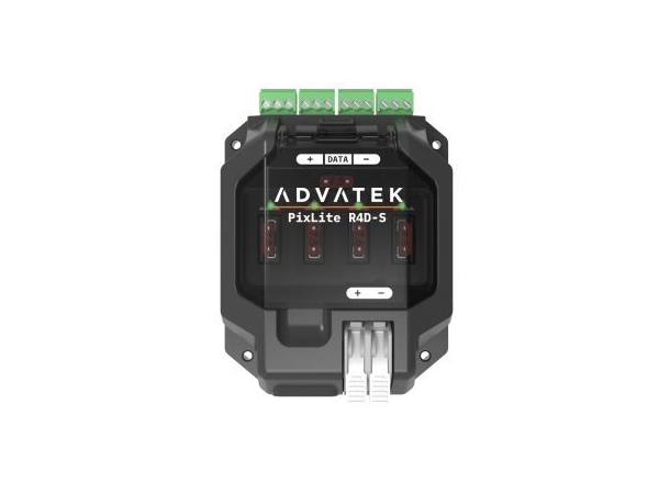 ADVATEK PixLite R4D-S Pixelctr. Receiver 4 x Powered Out, max 510 pxl pr.output