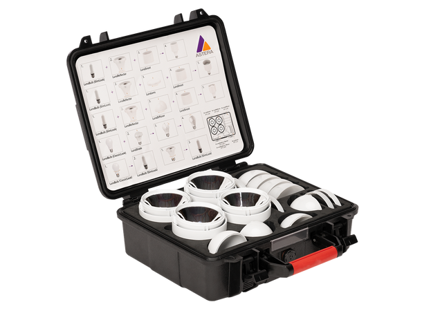 ASTERA FP7-ACCCSE-KIT Accessory kit, E27 4 x Reflector, Lens, Diffusor, Snoot