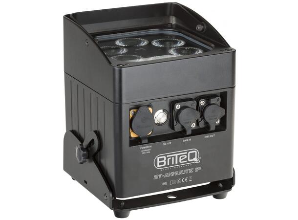 BRITEQ BT-AKKULITE IP Projektor 6 x 10W RGBWA LED, IP65, Batteridrift