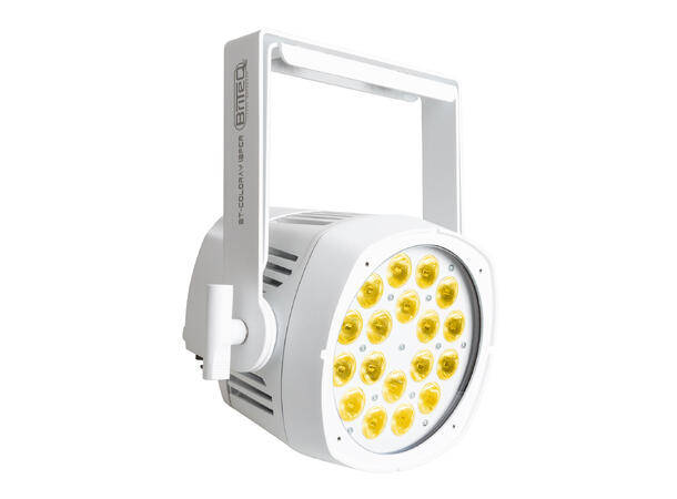 BRITEQ COLORAY 18FCR LED par, IP65 18 x 8W RGBW LED, 20°, RDM, Hvit