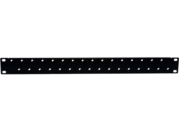 KAGU POP OUT D-panel 1U 19", Stål, Sort 