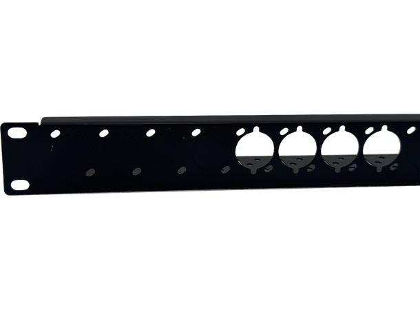 KAGU POP OUT D-panel 1U 19", Stål, Sort 