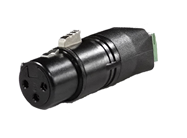 KAGU XLR 3pin Hun - 3pin Skruterminal