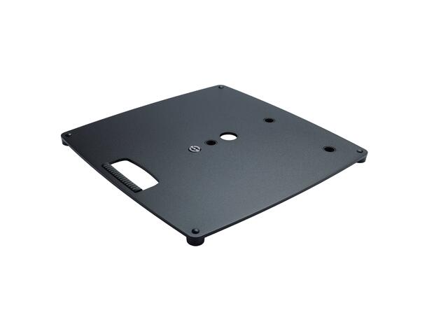 K&M 26713 Baseblate M (3 x M20) 550 x 550mm, 10.7kg, Sort