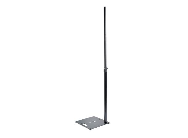K&M 26729 Høyttalerstativ WLL 18kg, H 1110 - 1810mm, Ø35mm.