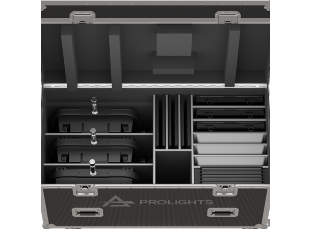 PROLIGHTS FCLPANELIP1X13U Fligthcase 3 x EclPanel1x1