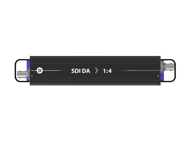 THEATRIXX Splittermodul 3G-SDI 1:4 1x 3G-SDI inn, 4x 3G-SDI ut, XVVRF