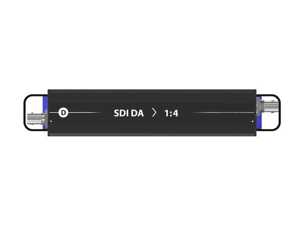 THEATRIXX Splittermodul 3G-SDI 1:4 1x 3G-SDI inn, 4x 3G-SDI ut, XVVRF