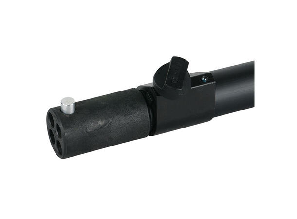 WENTEX 89330 Telescopic upright 2-way 180(h)-->300(h)cm, Black (powder coated)