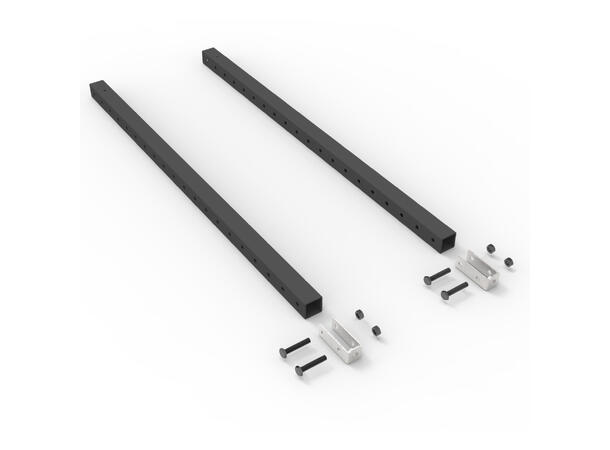ADMIRAL Freedom set. 2x profile 100cm 2x nutplate