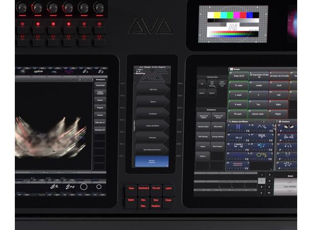 AVOLITES D9-330 Diamond 9 Console 32 Univers, 8 DMX, 30 motorfadere