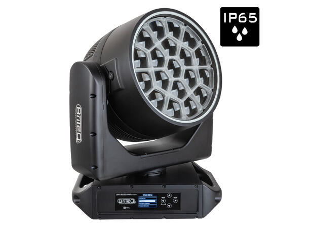 BRITEQ BTI-BLIZZARD WASH2 Moving head 19 x 50W RGBL LED,  3.8 - 38°, IP65