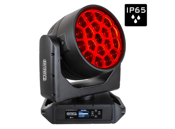 BRITEQ BTI-BLIZZARD WASH2 Moving head 19 x 50W RGBL LED,  3.8 - 38°, IP65