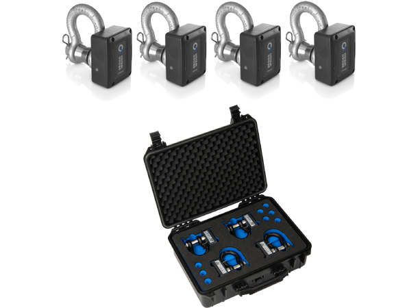 BROADWEIGH 3,25t Loadcell 4-pack 4 x cells and case, Bluetooth