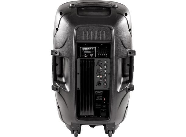 DAD IKOS12A aktiv høyttaler 250W 12"+1" Maks SPL 126 dB. USB/SD avspiller