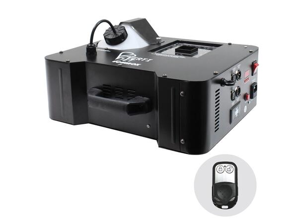 EQUINOX Verti Jet Røykmaskin 1500W, 2.5 liter tank,RGB LED, DMX