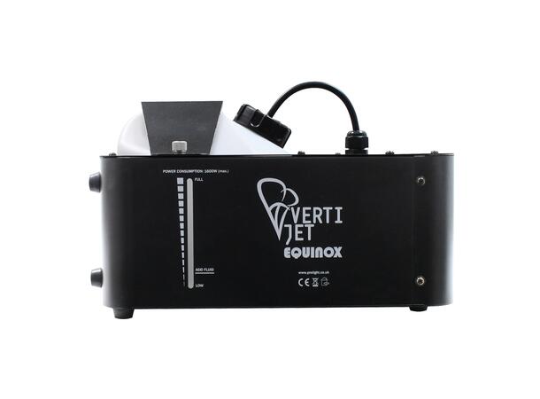 EQUINOX Verti Jet Røykmaskin 1500W, 2.5 liter tank,RGB LED, DMX