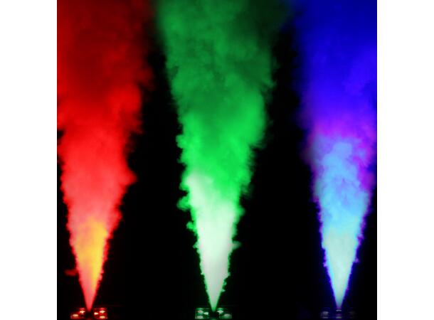 EQUINOX Verti Jet Røykmaskin 1500W, 2.5 liter tank,RGB LED, DMX