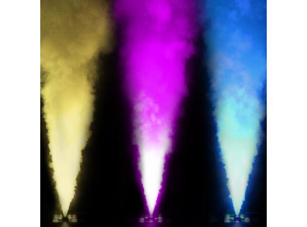 EQUINOX Verti Jet Røykmaskin 1500W, 2.5 liter tank,RGB LED, DMX