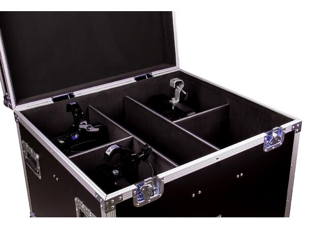 JB SYSTEMS Flightcase 4 x BT-Theatre 100 Passer også andre type lamper.
