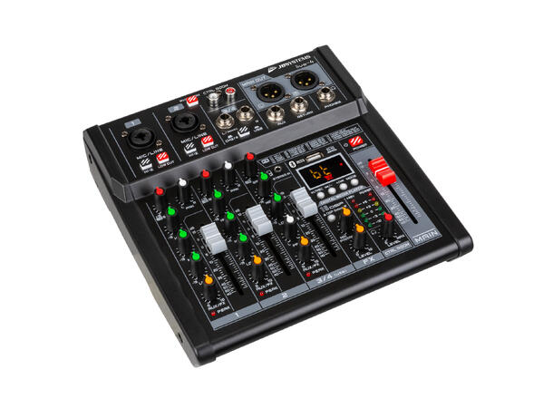 JB SYSTEMS LIVE-4 Miksepult 4 x Input (3ch), Bluetooth