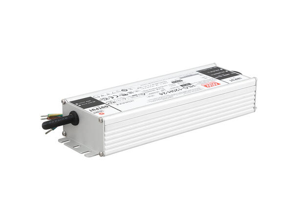 MEANWELL HLG Strømforsyning 12VDC, 150W 12.5A. For LED strip etc. IP 65